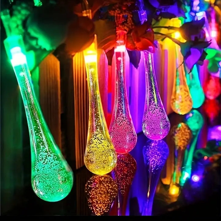 BowLift | Solar flower light chain for the garden