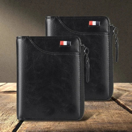 BowLift | Men's multifunctional RFID-blocking, waterproof and durable PU leather wallet for men