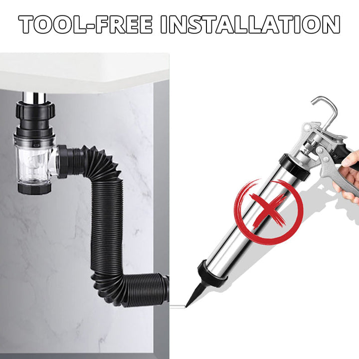 BowLift | Telescopic drain pipe against odor