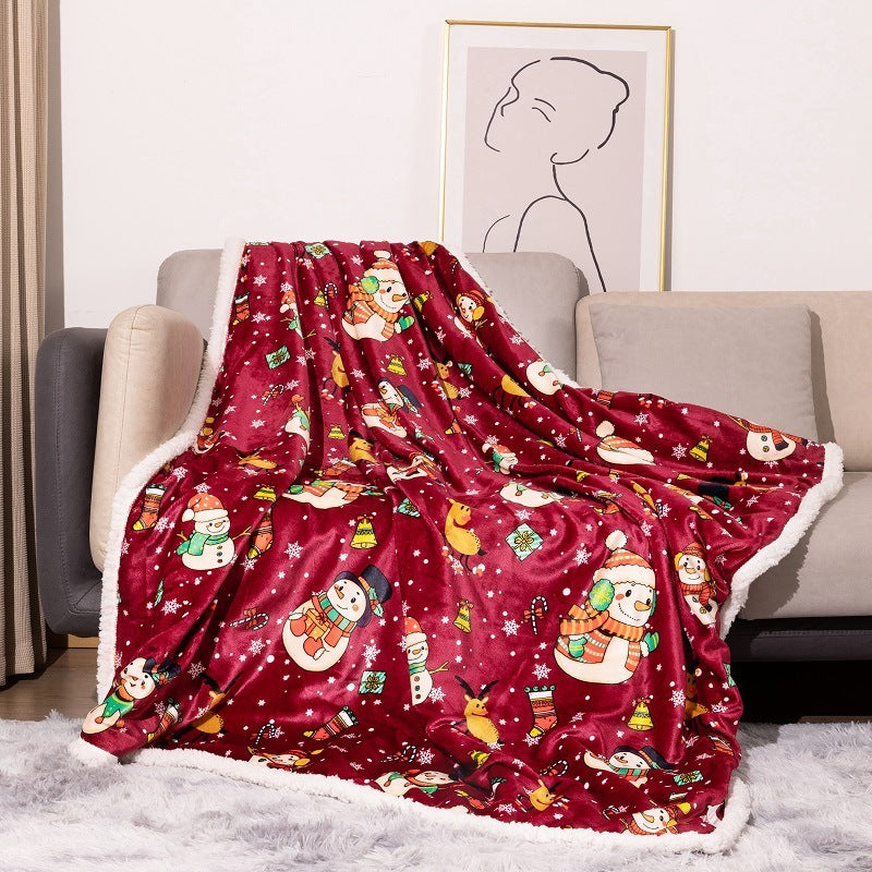 BowLift | Flannel Christmas Blanket Double Layer