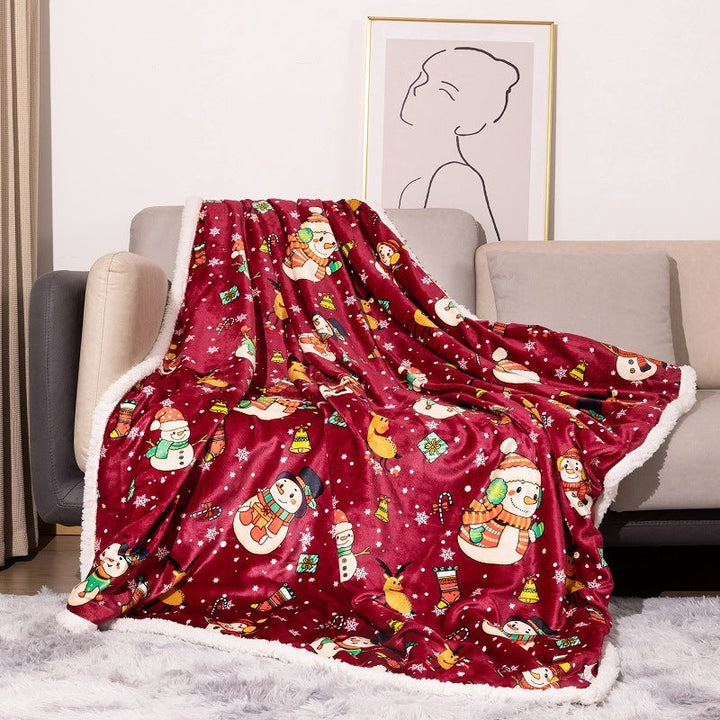 BowLift | Flannel Christmas Blanket Double Layer