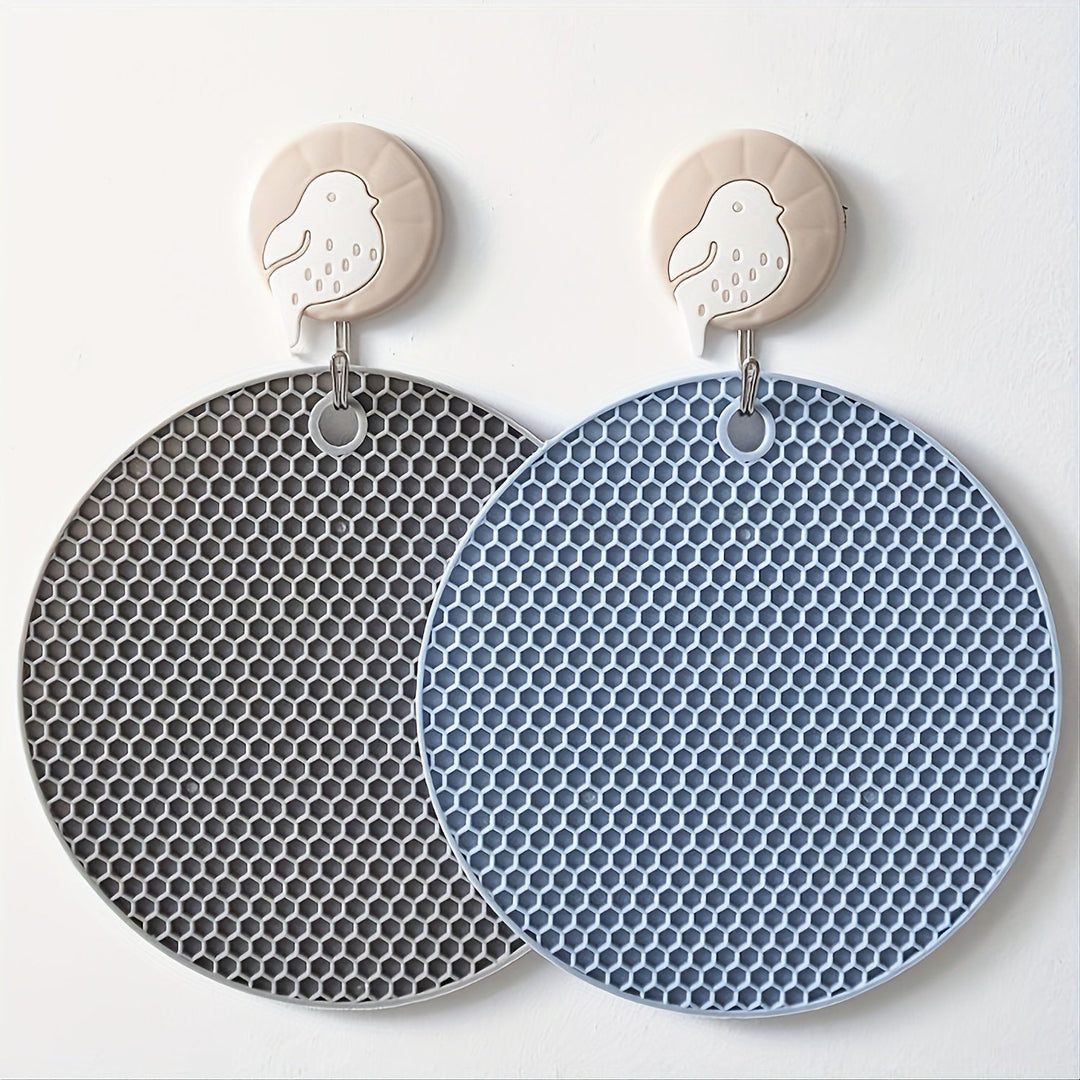 BowLift | Silicone Heat Resistant Trivet Mat Round