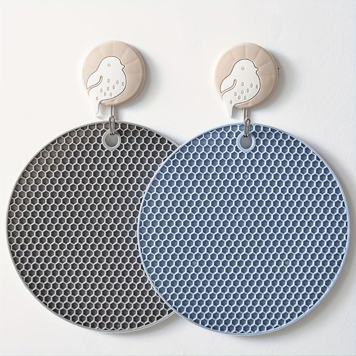 BowLift | Silicone Heat Resistant Trivet Mat Round
