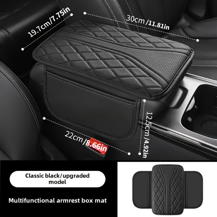 Car Armrest Organizer PU Leather with Pocket | Bowlift