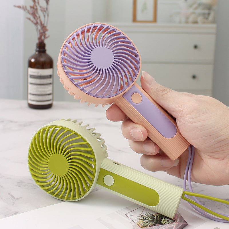 Mini Handheld USB Rechargeable Fan - 3-Speed Portable Air Cooler | Bowlift