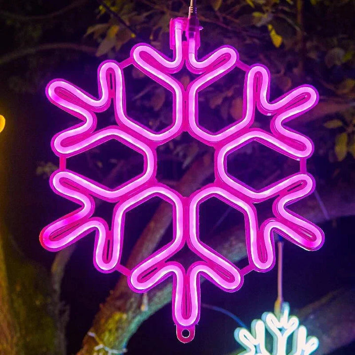 BowLift | SnowGlow - Frosted Snowflake LED light for Winter Elegance