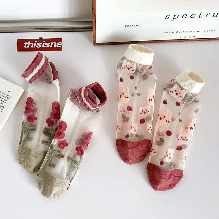 BowLift | Breathable Mesh Ankle Socks