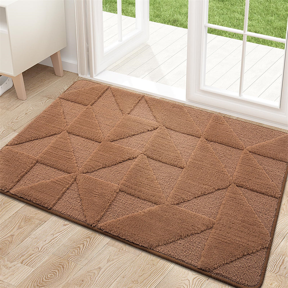 BowLift | Modern Geometric Non-Slip Microfiber Door Mat