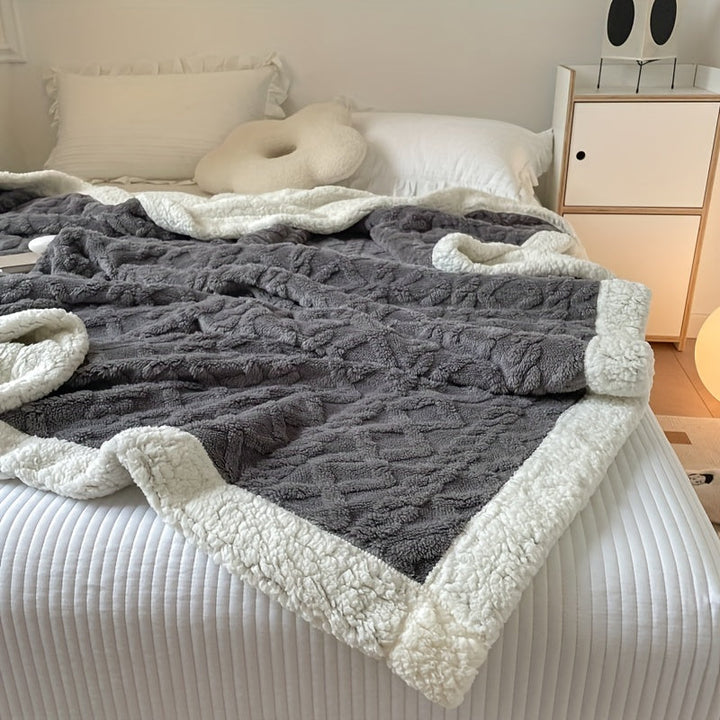 BowLift | Stylish Reversible Fleece Blanket for Ultimate Comfort and Warmth