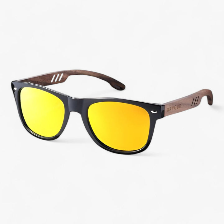 BowLift | Wooden Temple Polarized Sunglasses UV400 Protection
