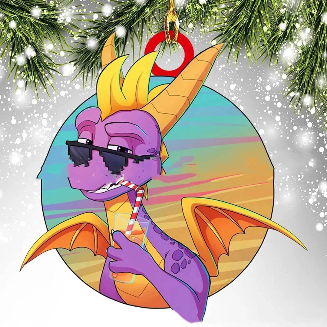 BowLift | Dinosaur Dragon Egg Christmas Decorations Pendant Acrylic