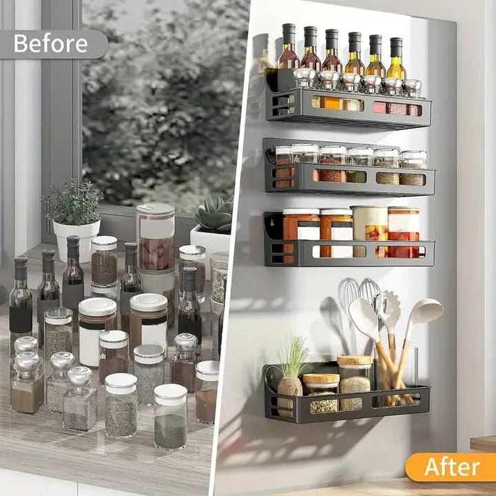 BowLift | SpiceMagnet – Space-saving magnetic shelf organizer