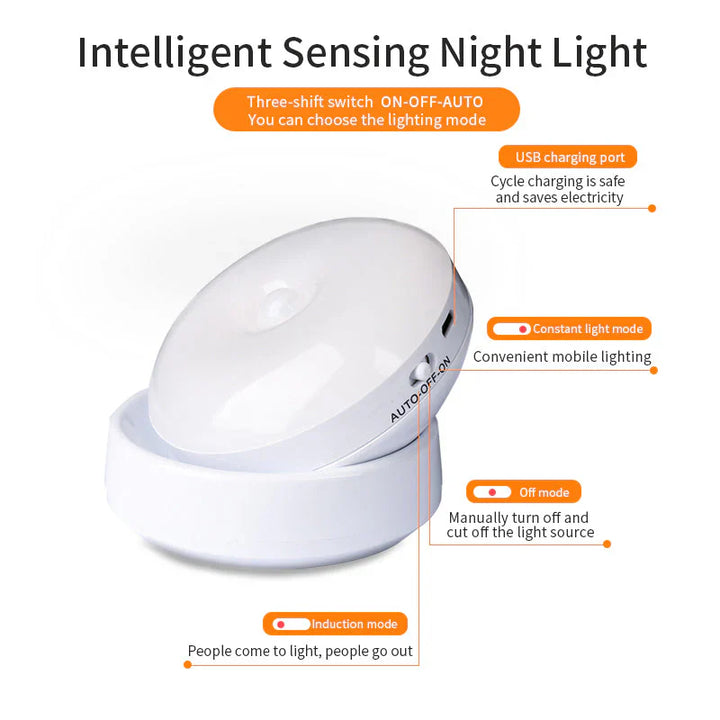 Smart Motion Sensor Night Light - Elara | Bowlift