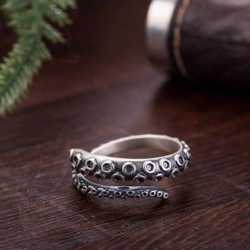 BowLift | Women’s Vintage Cat Ring | Adjustable Animal Knuckle Band | Zinc Alloy Fashion Jewelry for Daily & Party Wear