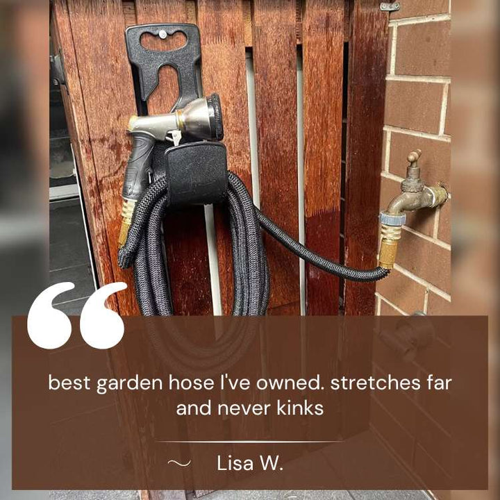 AquaGlide Expandable Garden Hose — Finally watering effortlessly without knots and stress | Bowlift