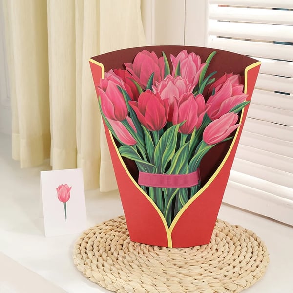 BowLift | Plastic Pop-up Flower | Incl. Free Gift Cards - Fair