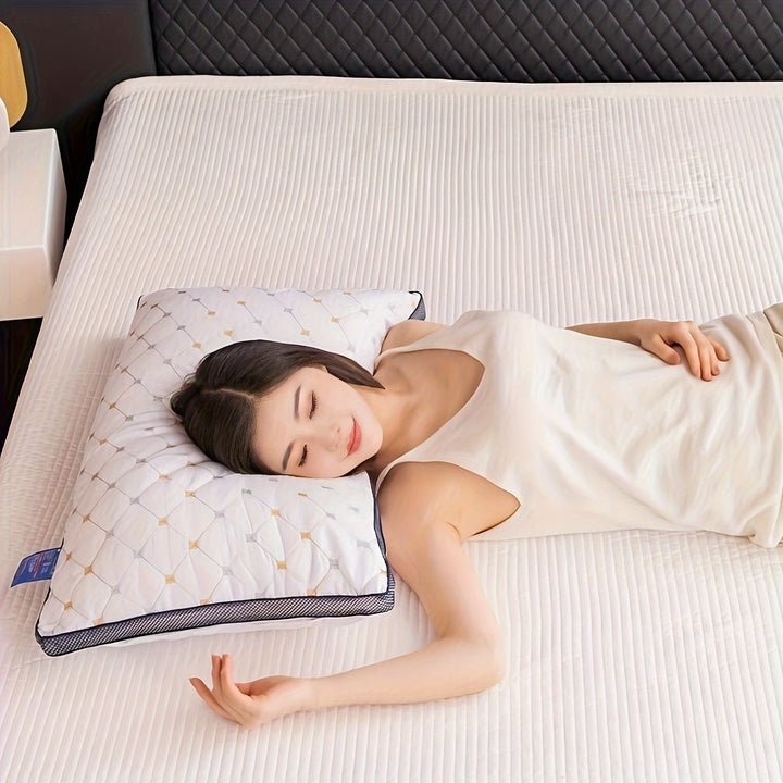 BowLift | DreamNest - Soft and Breathable Neck Support Pillow for Side and Back Sleepers