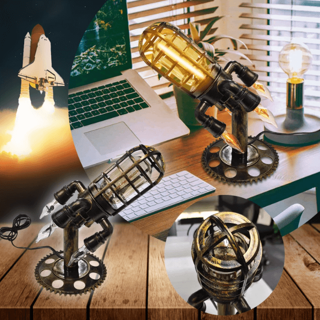 BowLift | VINTAGE STEAMPUNK ROCKLAMP