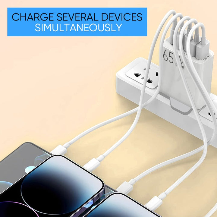 BowLift | Multi Port Adaptor 65W Fast Charger - US Standard