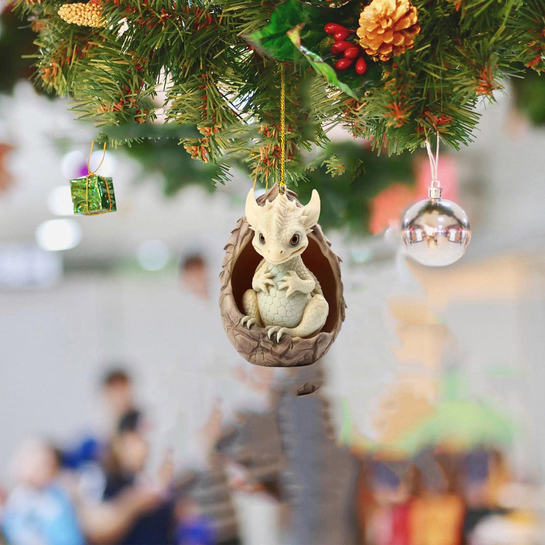 BowLift | Creative Dragon Egg Treasure Acrylic Automobile Hanging Ornament Christmas Decorations