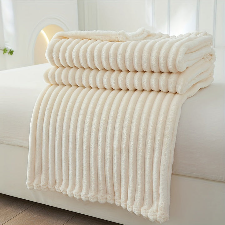 BowLift | Soft Plush Blanket with Rib Pattern