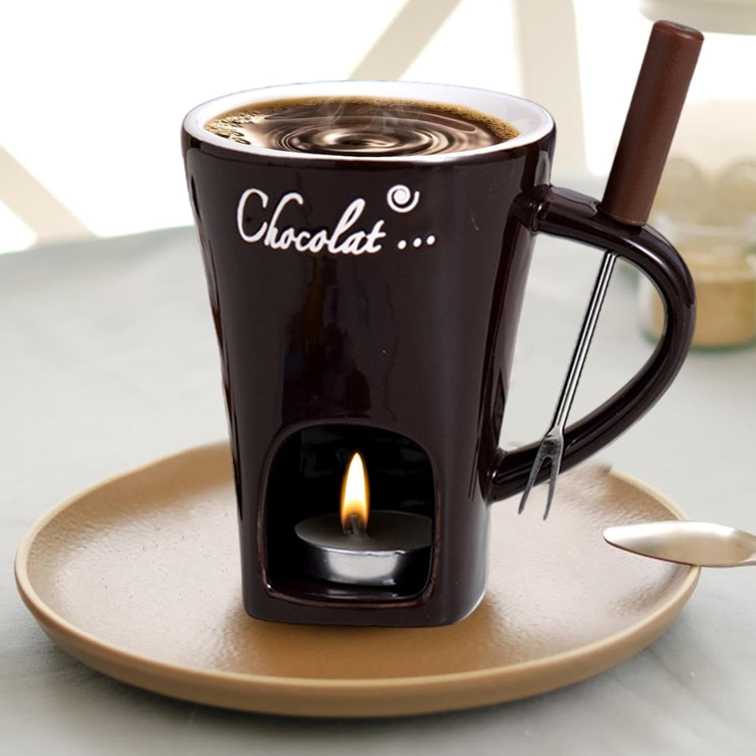 ChocoFondue - Elegant Bowl for Meltable Chocolate & Cheese Bowlift