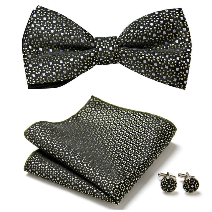 Three-piece set with stylish bow ties Bowlift