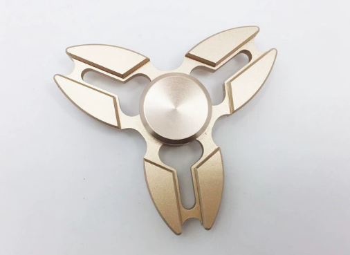 BowLift | Metallic Finger Fidget Tri Spinner