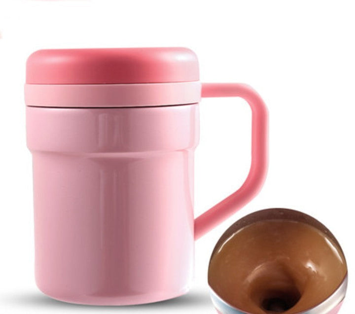 BowLift | Magnetic Self Stirring Coffee Mug, No Battery, Switch and Spoon, for Office, Home & Travel