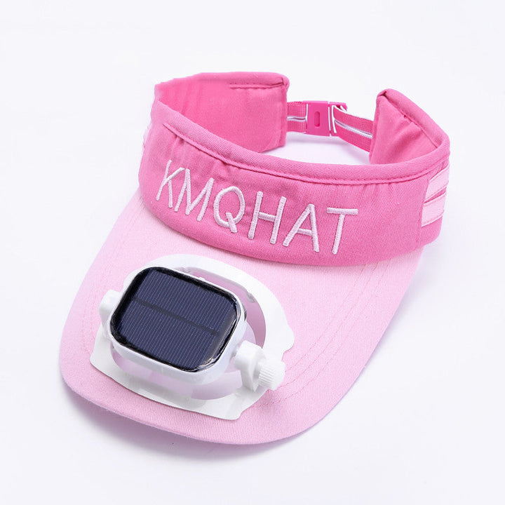 BowLift | Sun Visor Hat with Solar Powered Fan, for Camping, Hiking
