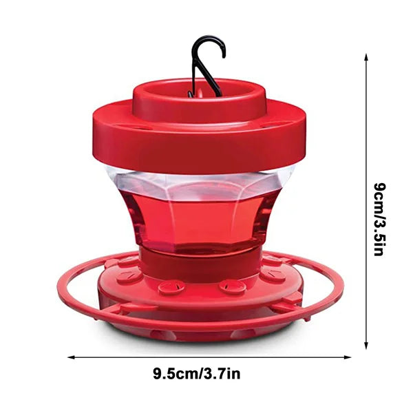 Red Nectar House for Hummingbirds with Insect Stop | Bowlift