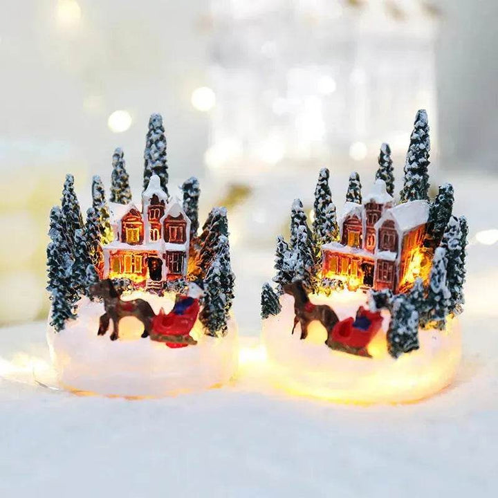 BowLift | Christmas Decorations Resin House Gifts