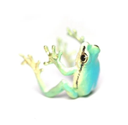 BowLift | FrogGlam - Elegant Tree Frog Ring & Earrings