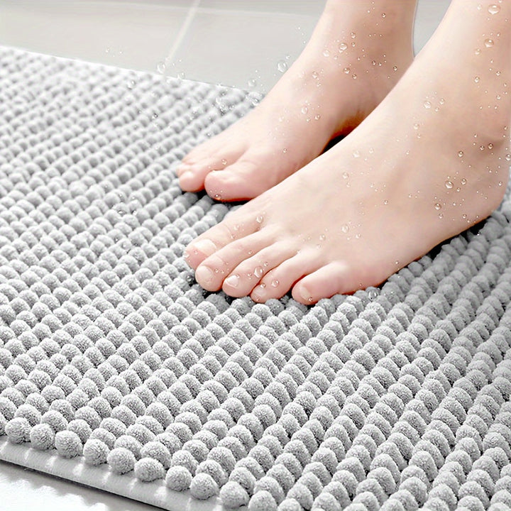 BowLift | Corner Bath Mat Lunava | L-Shape for Shower & Corner | Non-Slip & Soft | 40x40x80 cm