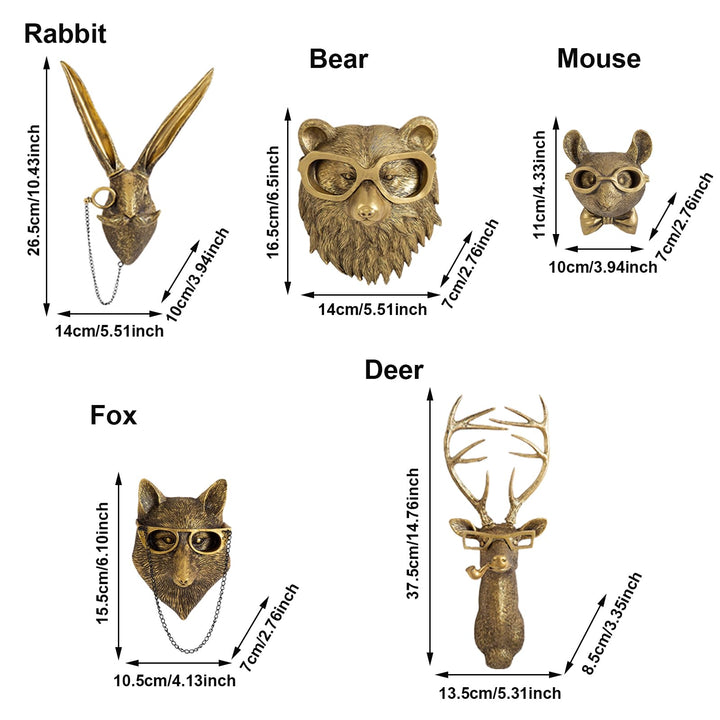 BowLift | Elegant Animal Head Wall Sculptures