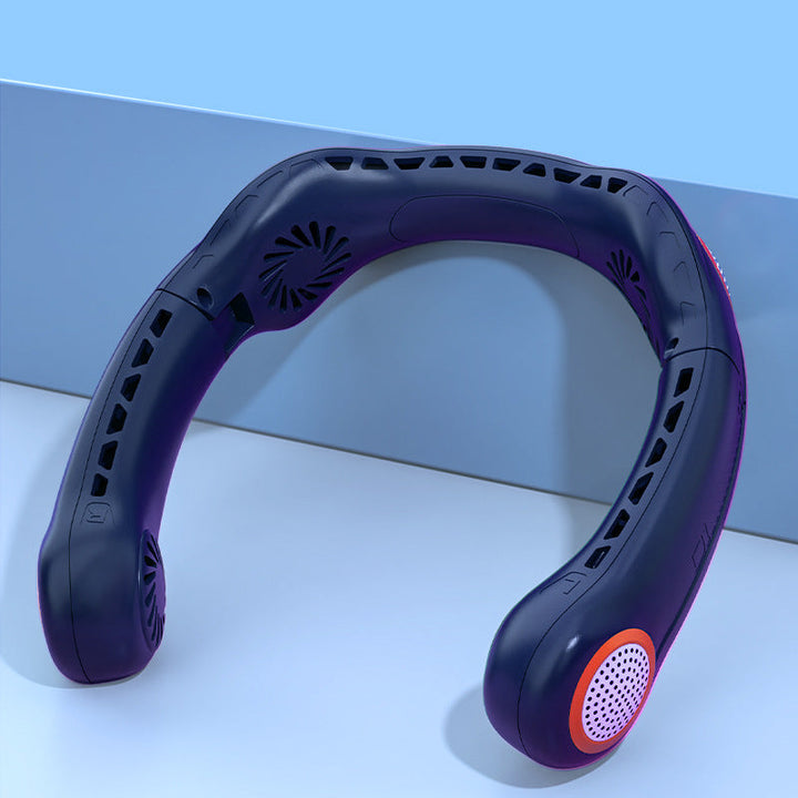 Portable Foldable Hanging Neck Fan | Bowlift