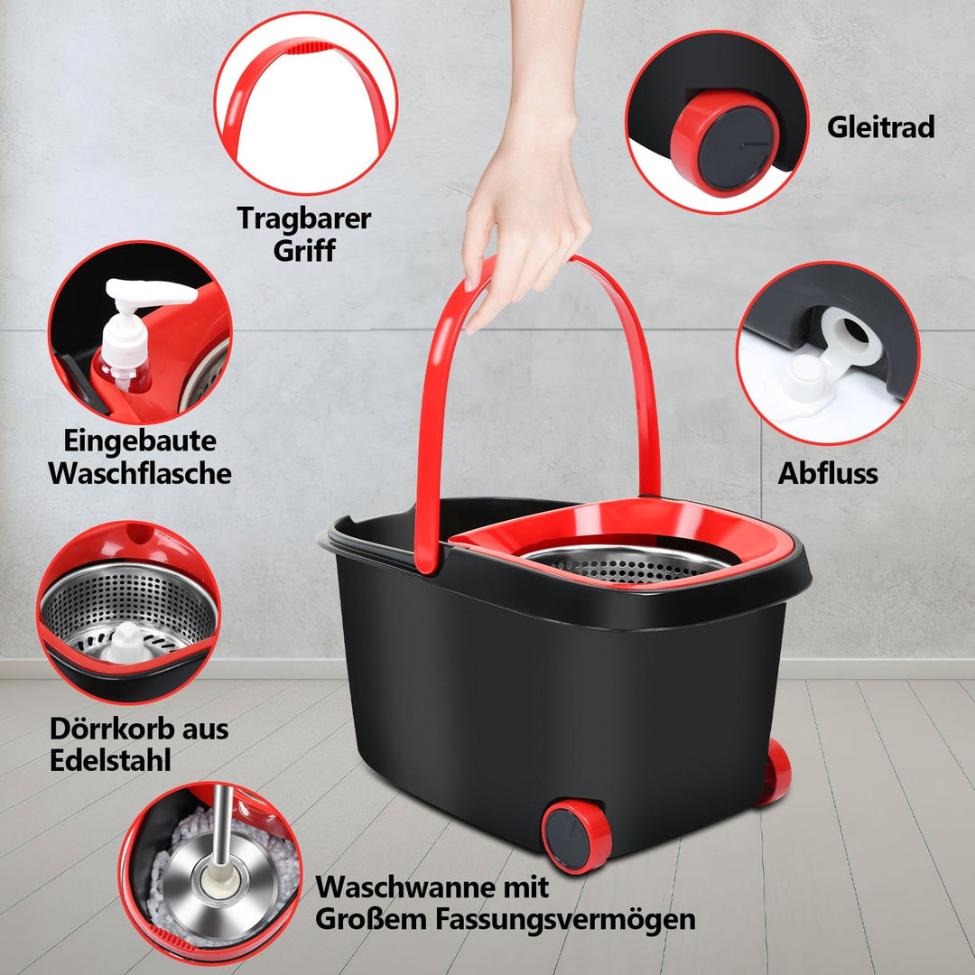 Mop Set Floor Mop with Bucket | Bowlift