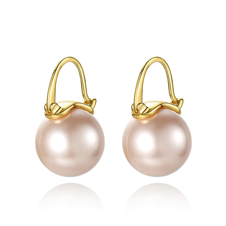 BowLift | Black Pearl Earrings  Available in White Champagne Grey Gold and Black  Pearl Dangle Earrings