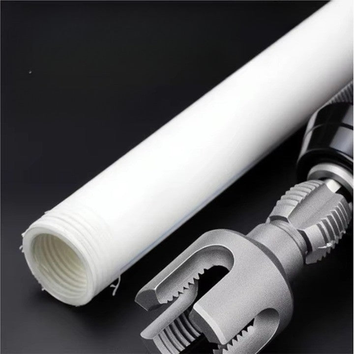 Pipe Thread Reamer & Edge Cutter Drill Attachment Tool | Bowlift