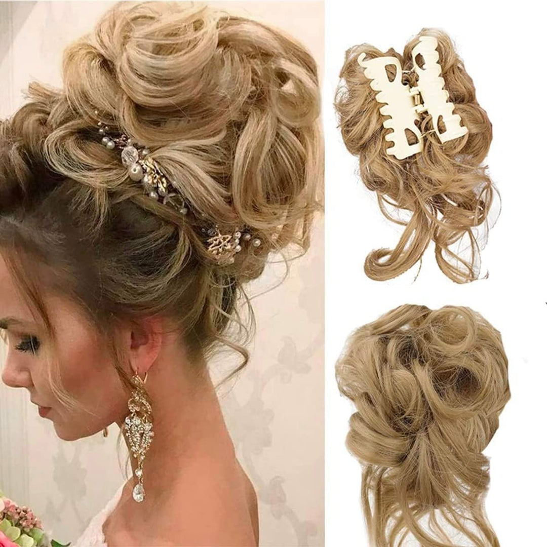 Curly Bun Hair Claw Clips Bowlift