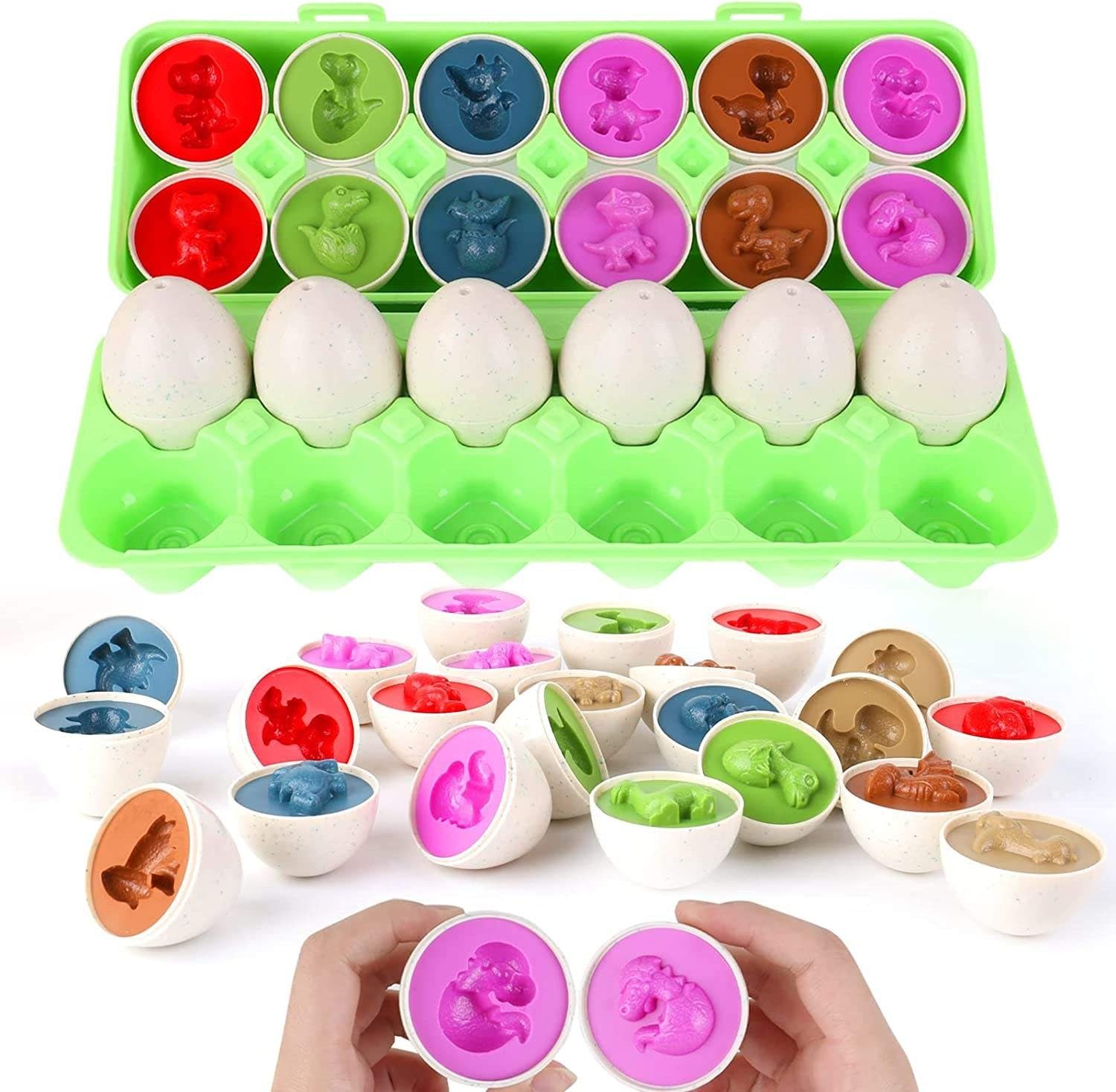BowLift | Educational Toys Shape Colour Matching Eggs