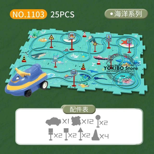 BowLift | Educational Puzzle Track Car