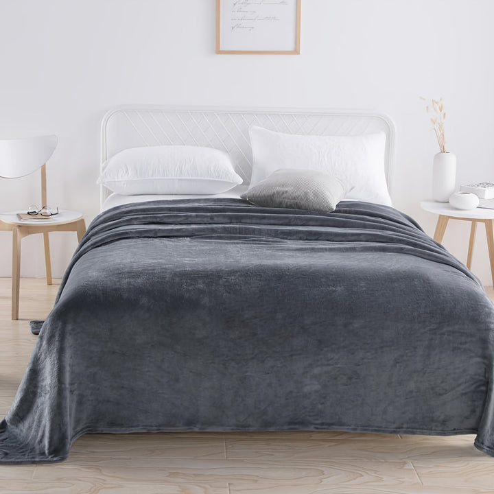 BowLift | Gray Flannel Blanket: Luxury Comfort for Every Season