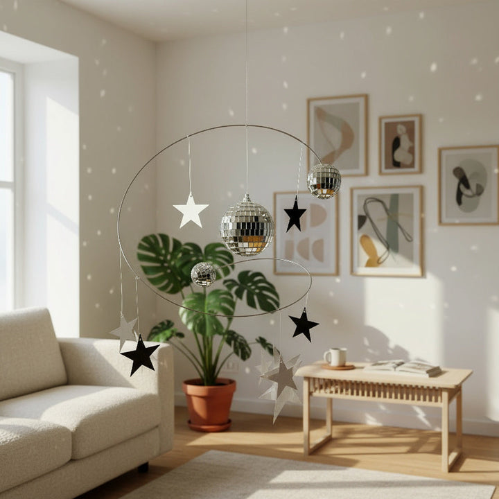 BowLift | Hanging Planet Stars Wind Chime