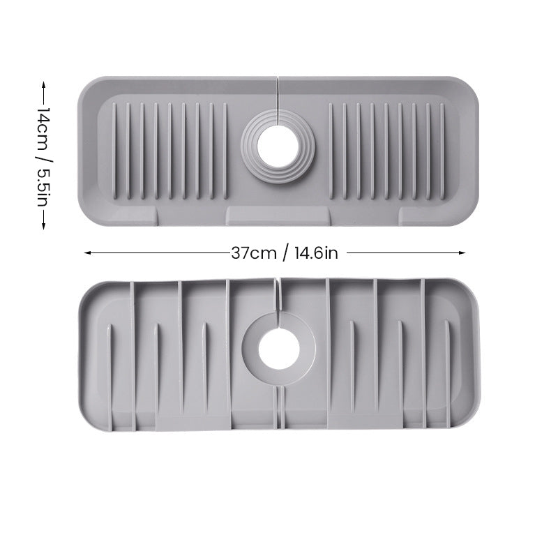 BowLift | Silicone sink faucet splash guard mat