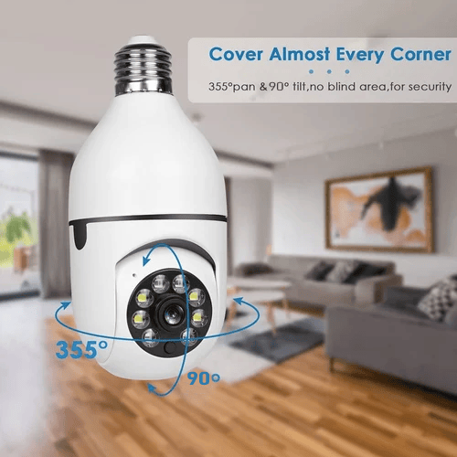 BowLift | Wireless Wifi Lightbulb Camera Security Camera