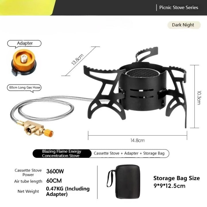 BowLift | Dual-Core Blue Flame Outdoor Cooking Stove