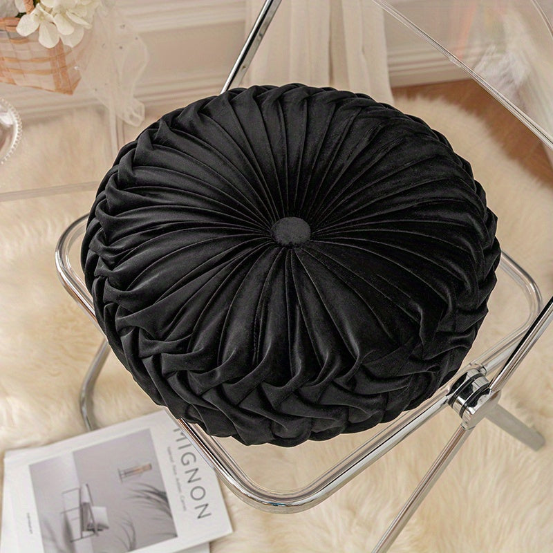 BowLift | VelvetGlow - Soft Round Cushion for Cozy Spaces
