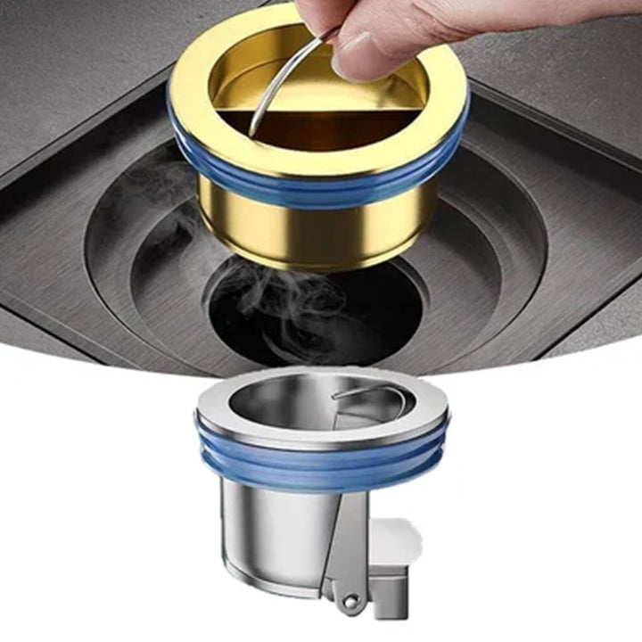 Fall Pipe Universal Brass Floor Drain Core | Bowlift