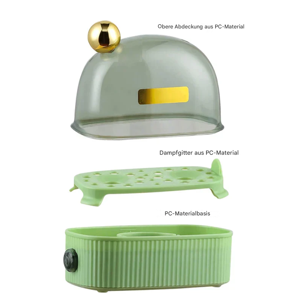 BowLift | Vintage Egg Cooker Boilino Duo | For 2 Eggs | Automatic Shutdown | Compact & Stylish